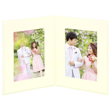 普通台紙 No.710 6切サイズ 2面(タテ・タテ)