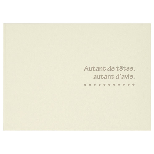 写真台紙 ランス ドゥ Lサイズ 2面（ヨコ・ヨコ） クリーム