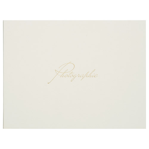 フォトメッセージカード ランス グラース 2Lサイズ 2面 ヨコ クリーム