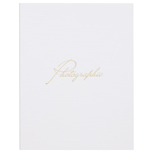 フォトメッセージカード ランス グラース Lサイズ 2面 タテ ホワイト