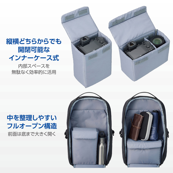 OUTDOOR PRODUCTS（アウトドアプロダクツ） カメラデイパック 04 ブラック