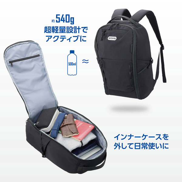 OUTDOOR PRODUCTS（アウトドアプロダクツ） カメラデイパック 04 ブラック