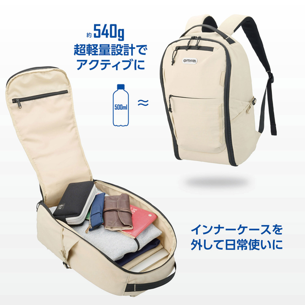 OUTDOOR PRODUCTS(アウトドアプロダクツ) カメラデイパック 04 アイボリー