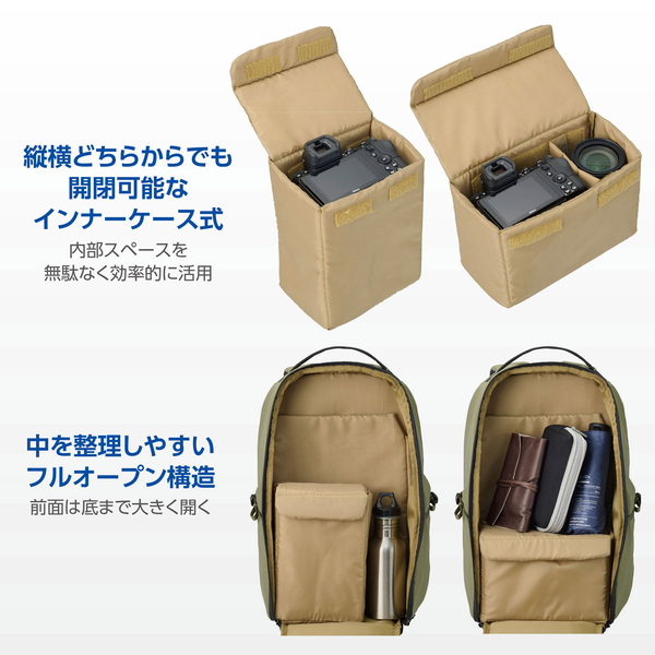 OUTDOOR PRODUCTS（アウトドアプロダクツ） カメラデイパック 04 オリーブ
