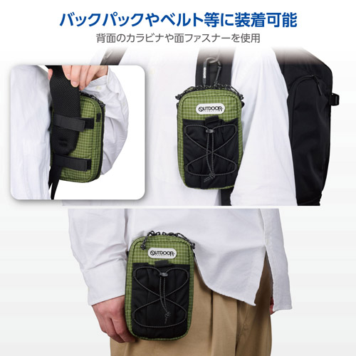 OUTDOOR PRODUCTS（アウトドアプロダクツ） スマートフォンポーチ 07 オリーブ