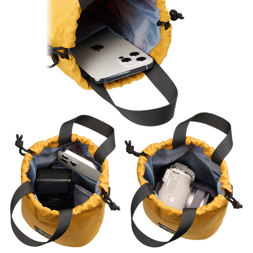 Chululu(チュルル) ホリデイ ドローバッグ S マスタード