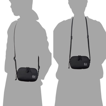 Chululu(チュルル) ホリデイ マルチポーチ M ブラック