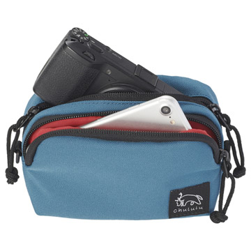 Chululu(チュルル) ホリデイ マルチポーチ M スティールブルー