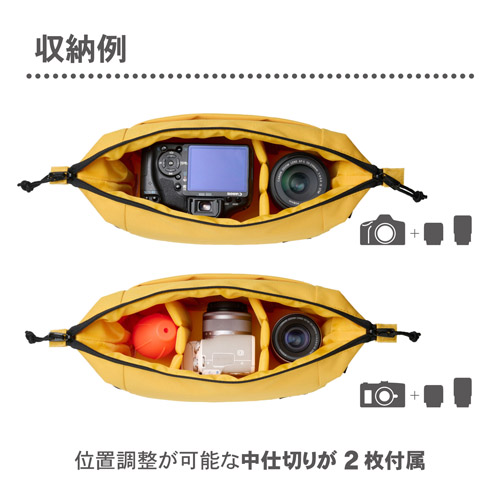 Chululu（チュルル） レニュー インナーポーチ L マスタード