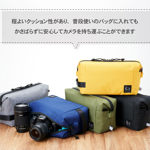 Chululu(チュルル) レニュー インナーポーチ L オリーブ