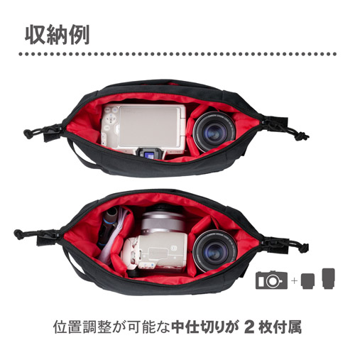 Chululu（チュルル） レニュー インナーポーチ M ブラック