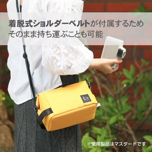Chululu（チュルル） レニュー インナーポーチ M マスタード