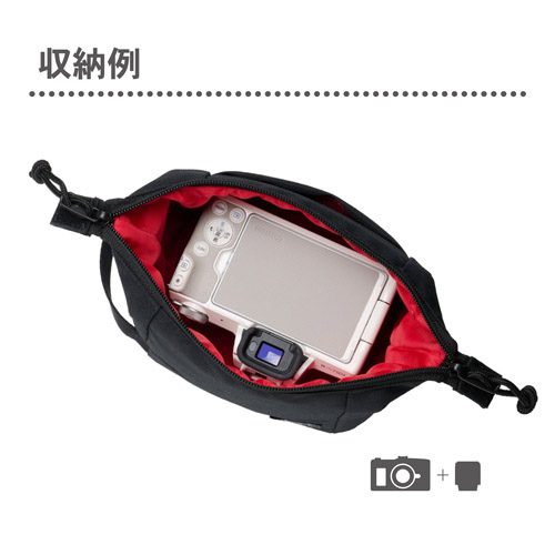 Chululu(チュルル) レニュー インナーポーチ S ブラック