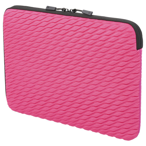 プラスシェル エンボス PCインナーケース 14インチ ウェーブピンク