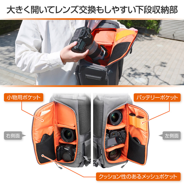 GW-STANDARD ブロス バックパック18 グレー