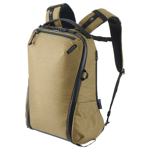 LUXXe（ラグゼ） グリッド ジップバックパック M カメラバッグ コヨーテ