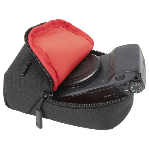 プラスシェル シティ04 カメラポーチ M ブラック