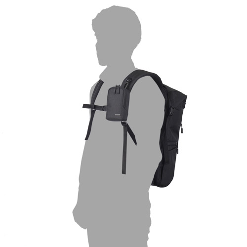 プラスシェル シティ04 カメラポーチ M ブラック