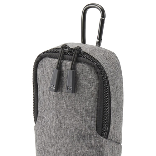 プラスシェル シティ04 カメラポーチ M グレー