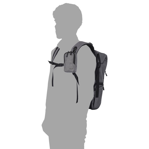 プラスシェル シティ04 カメラポーチ M グレー