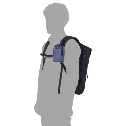 プラスシェル シティ04 カメラポーチ M ネイビー