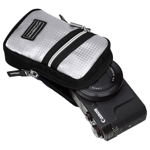 ピクスギア CS カメラポーチ M シルバー