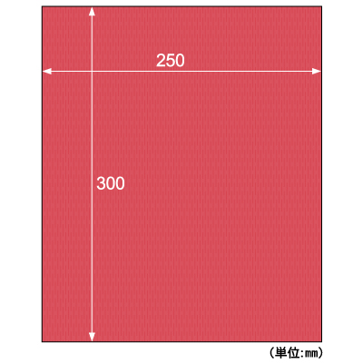 推し色クッションペーパー レッド