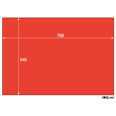 推し色薄葉紙 レッド
