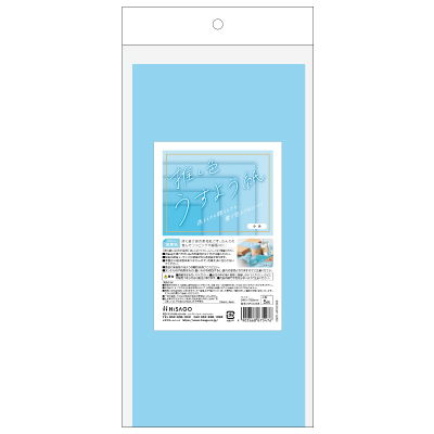 推し色薄葉紙 水色