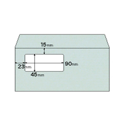 窓つき封筒 メタル（200枚入）