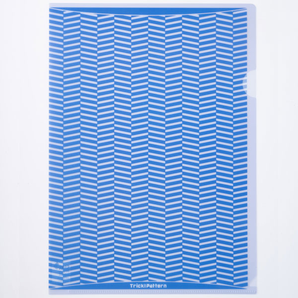 抗菌トリック！クリアフォルダ A4 ライトブルー