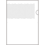 紙製トリック！クリアフォルダ A4 パターン小