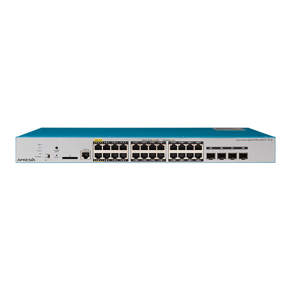 ApresiaLightGM228GT-POE 【5年間先出しセンドバック付】PoE+対応レイヤー2スイッチングHUB (24port)