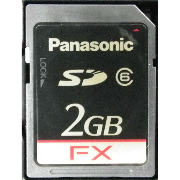 SDメモリーカード(2Gbyte)