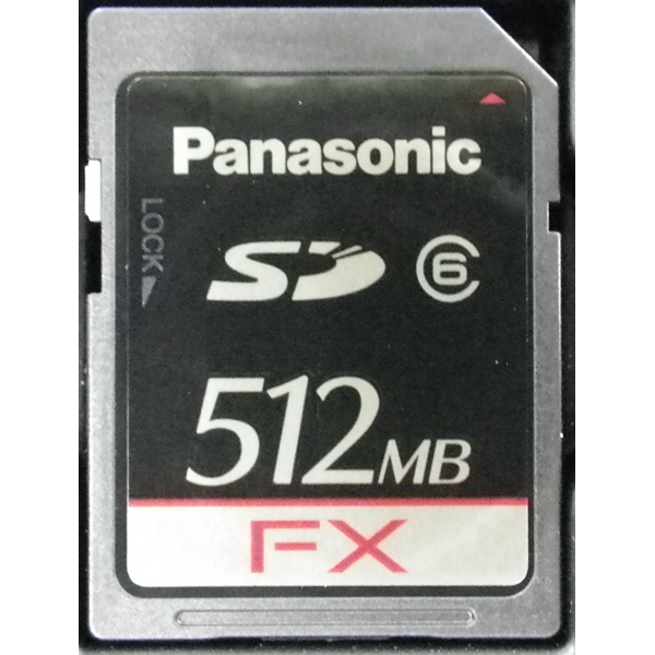 SDメモリーカード(512Mbyte)