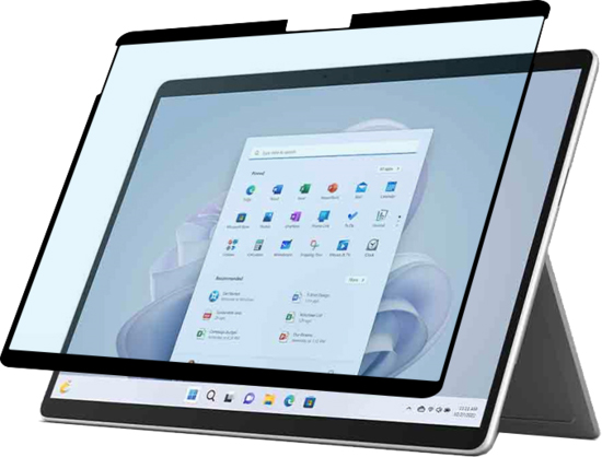 ブルーライトカットフィルム Surface Pro 9/Pro 8用 糊無し吸着式