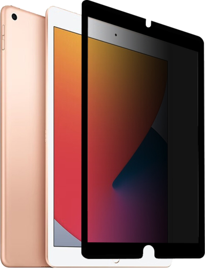 覗き見防止フィルム iPad 10.2 第7-9世代 タテ用 糊無し吸着式