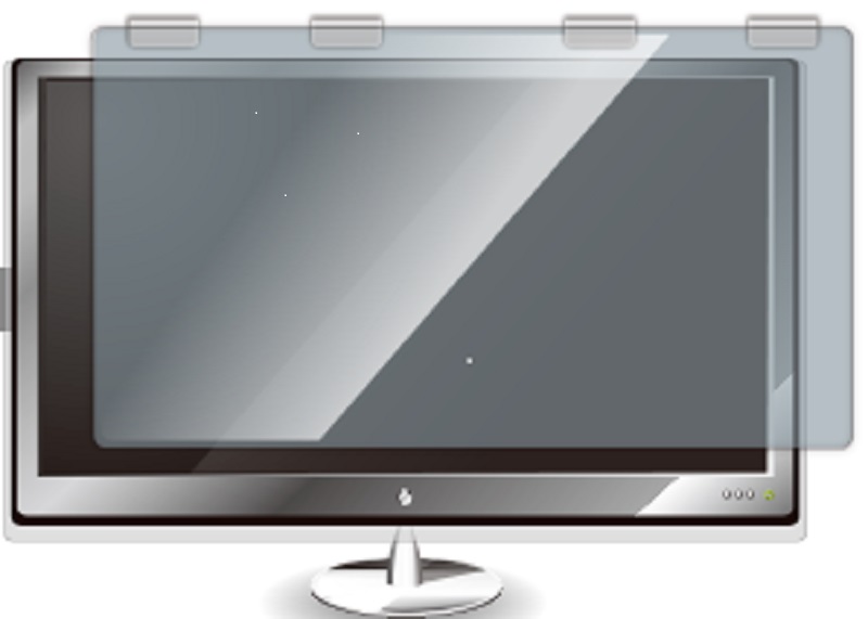 ブルーライトカットフィルター 吊り下げ SUSP-A 24.5～25.5 クリア