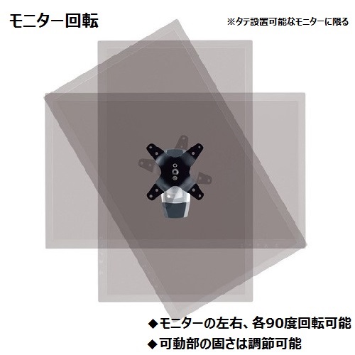 液晶モニターアーム(壁付けタイプ)