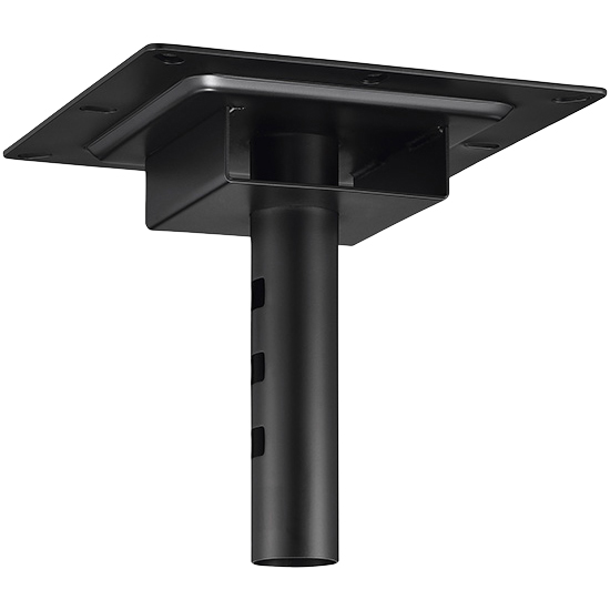 両面・マルチタイプ天吊金具用 スラブ取付金具(強化)/ブラック