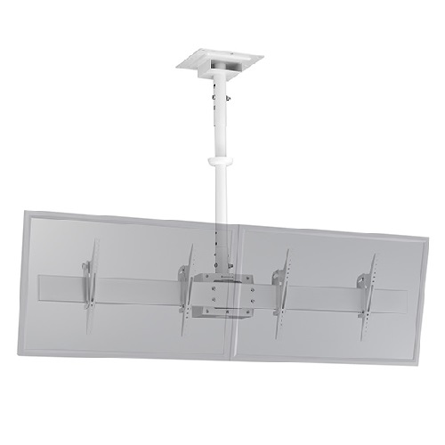 両面・マルチタイプ天吊金具用 スラブ取付金具(強化)/ホワイト