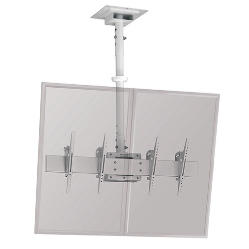 両面・マルチタイプ天吊金具用 スラブ取付金具(強化)/ホワイト