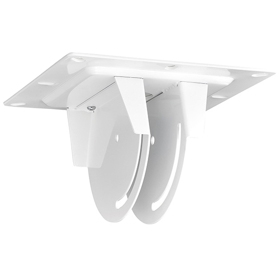 シングル・両面・マルチタイプ天吊金具用 スラブ取付金具(傾斜)/ホワイト