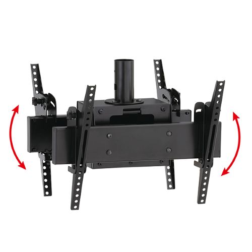 ツイン金具(両面) ~70V型/ブラック