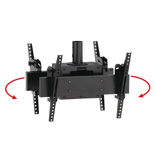 ツイン金具(両面) ~70V型/ブラック