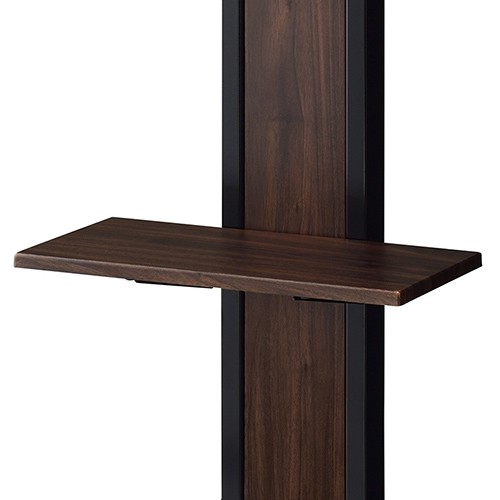 壁寄せテレビスタンド/ブラック