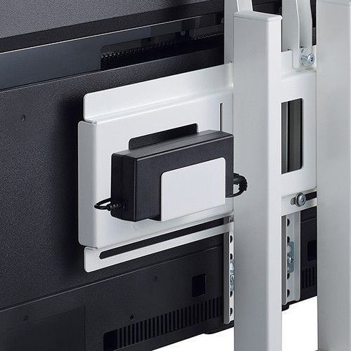 壁寄せテレビスタンド/ブラック