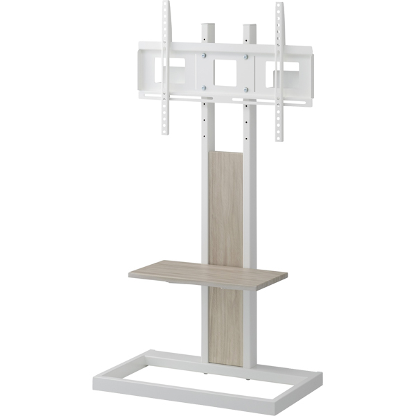 壁寄せテレビスタンド/ホワイト