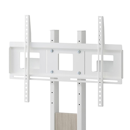 壁寄せテレビスタンド/ホワイト