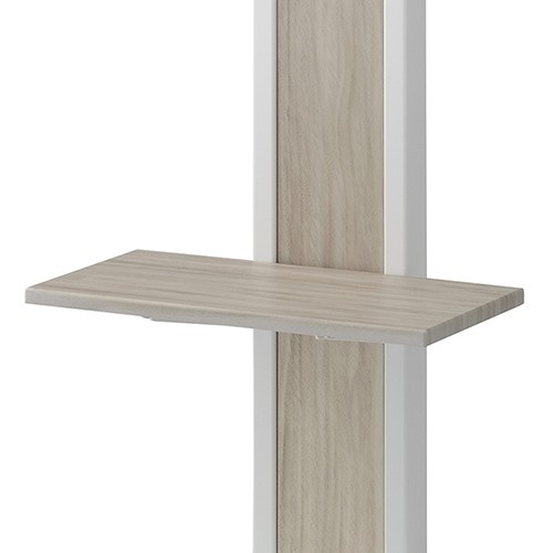 壁寄せテレビスタンド/ホワイト